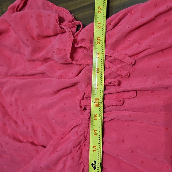 Torrid Pink Midi Sundress V-Neck Short Sleeve - Picture 9 of 11